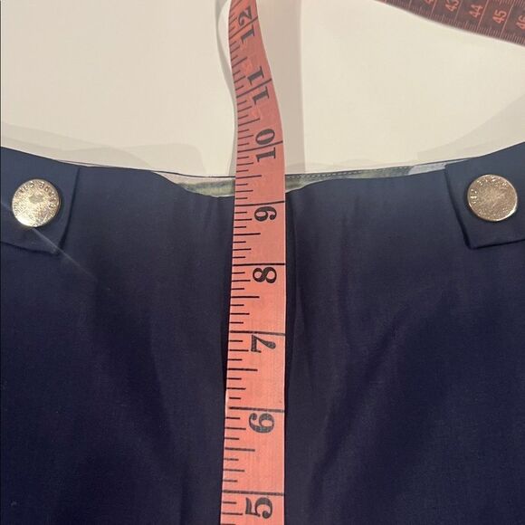 Ted Baker London Navy Dress Knee Length Shorts With Pockets Size 4 - Picture 6 of 8